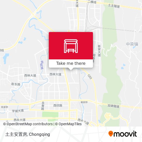 土主安置房 map