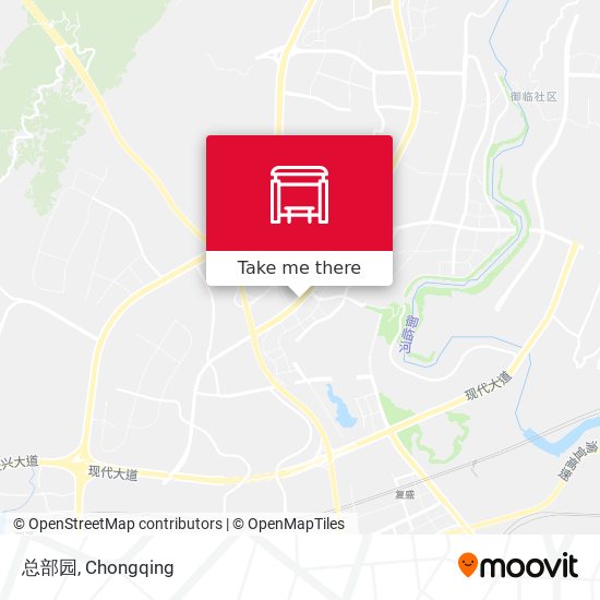 总部园 map