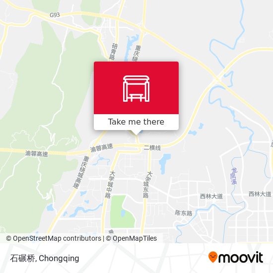 石碾桥 map