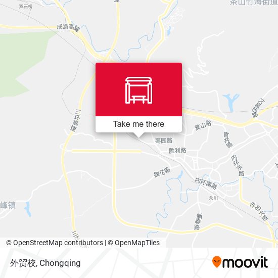 外贸校 map