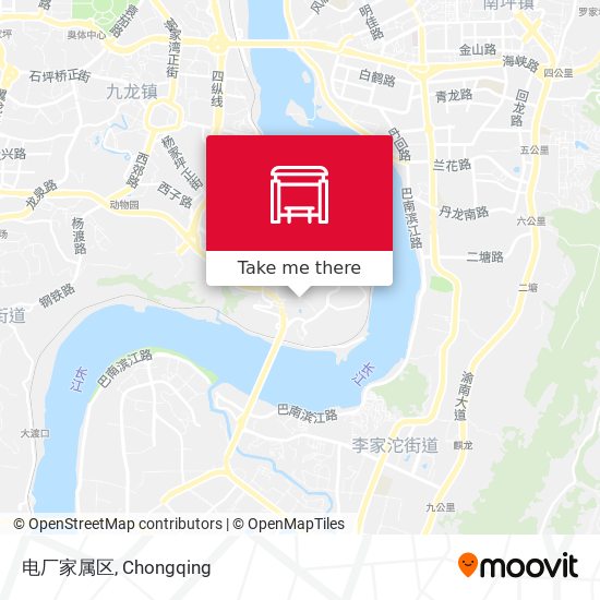 电厂家属区 map