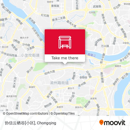 协信云栖谷[小区] map