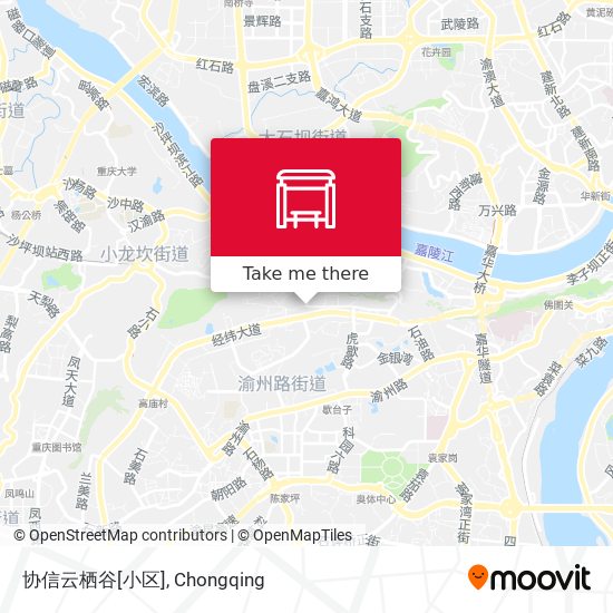 协信云栖谷[小区] map