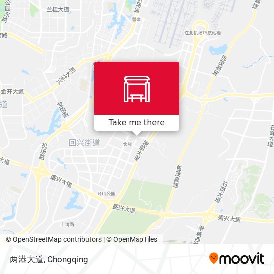 两港大道 map