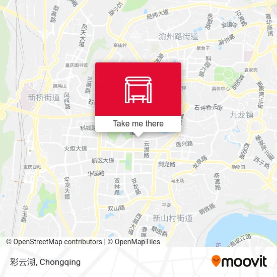 彩云湖 map