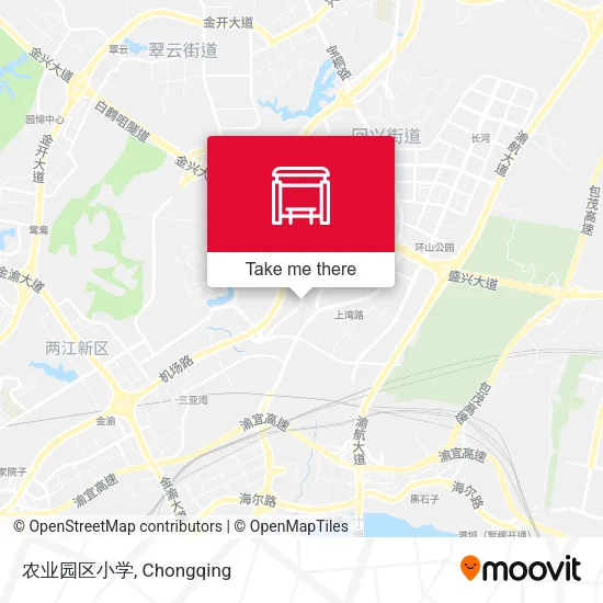 农业园区小学 map