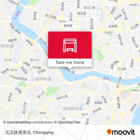 北滨路观景台 map