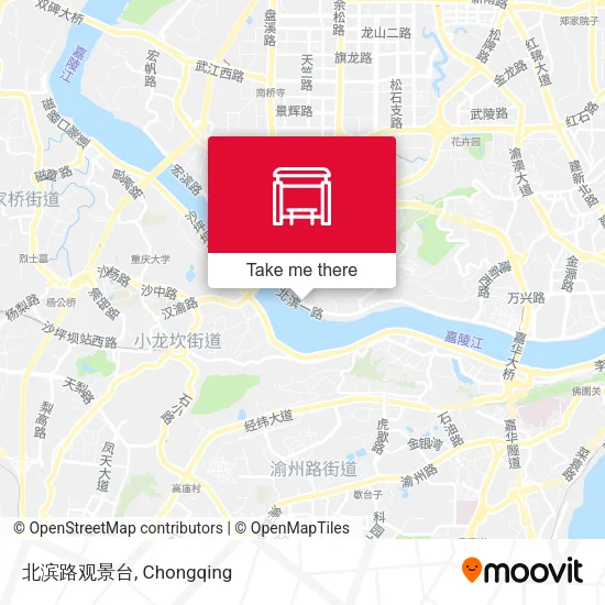 北滨路观景台 map