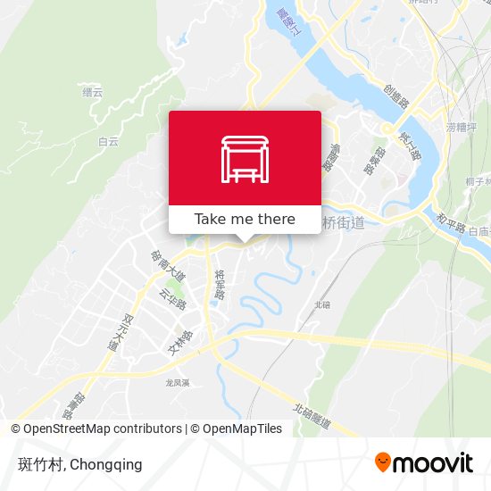 斑竹村 map