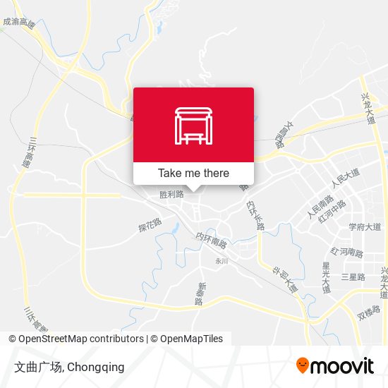 文曲广场 map