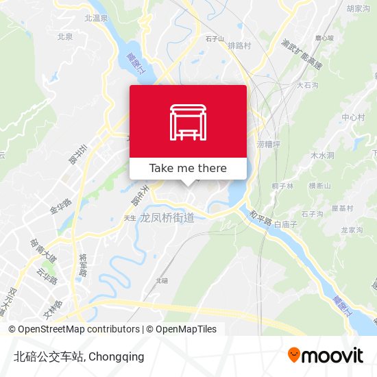 北碚公交车站 map