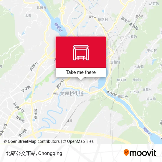 北碚公交车站 map