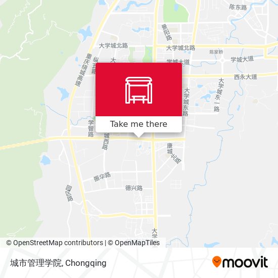 城市管理学院 map