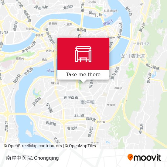 南岸中医院 map
