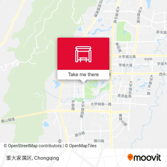 重大家属区 map