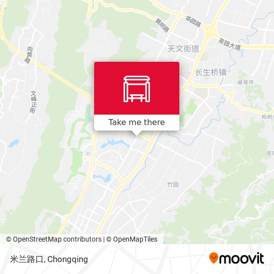 米兰路口 map