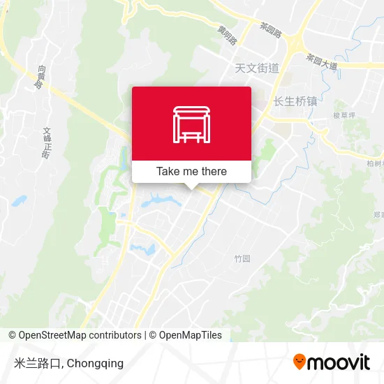 米兰路口 map