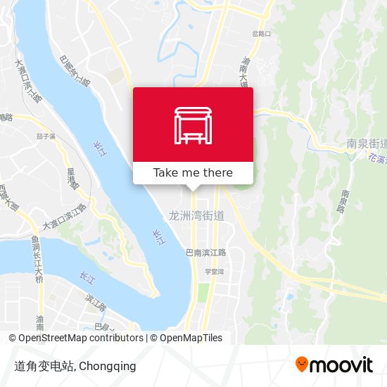道角变电站 map
