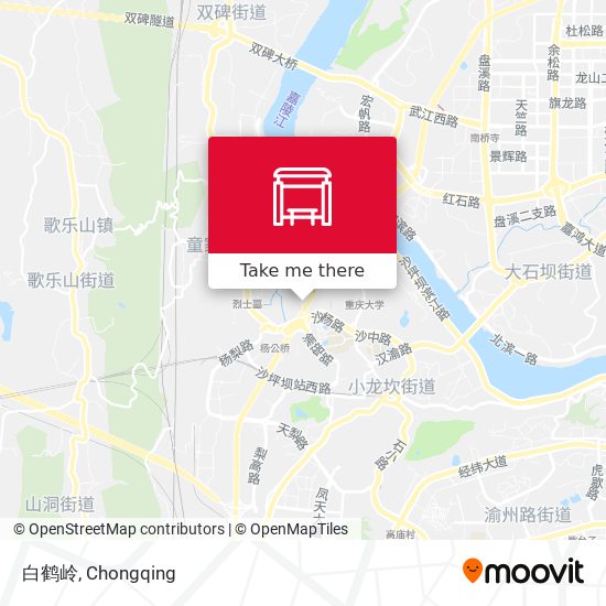 白鹤岭 map