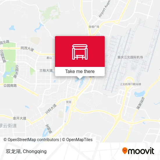 双龙湖 map