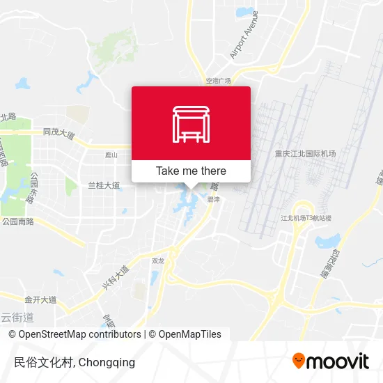 民俗文化村 map