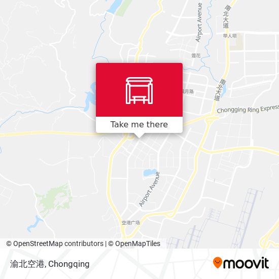 渝北空港 map