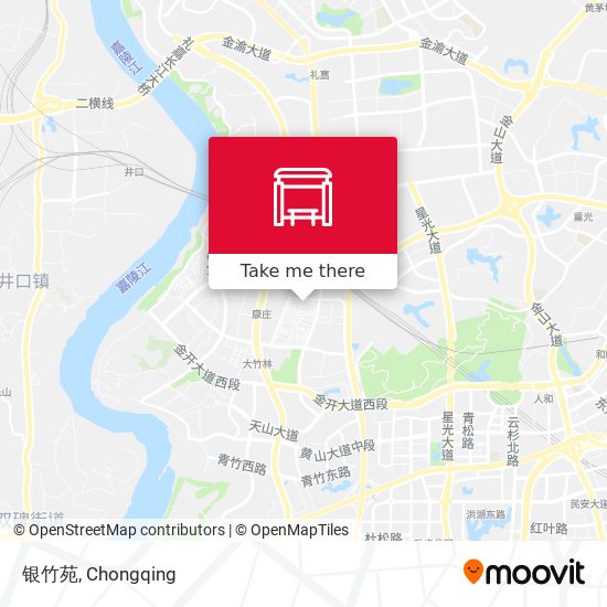 银竹苑 map