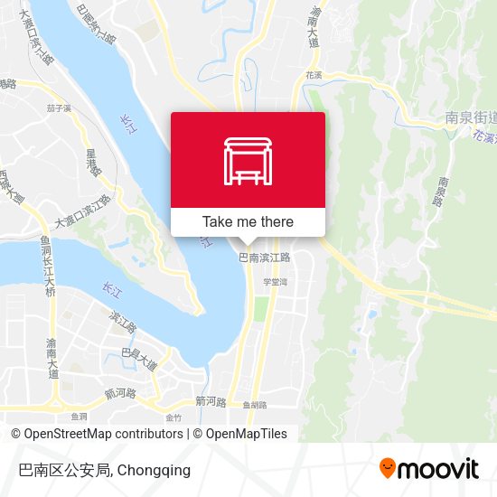 巴南区公安局 map