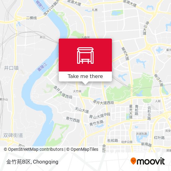 金竹苑B区 map