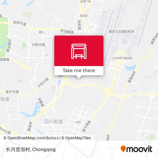 长河度假村 map