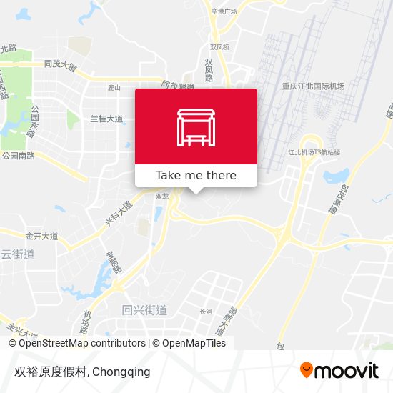 双裕原度假村 map