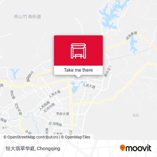 恒大翡翠华庭 map