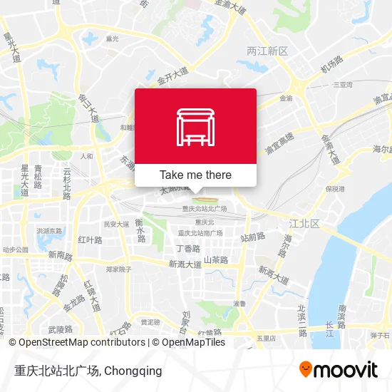 重庆北站北广场 map