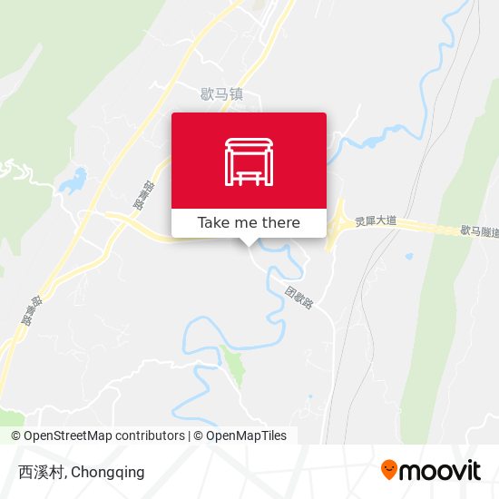 西溪村 map