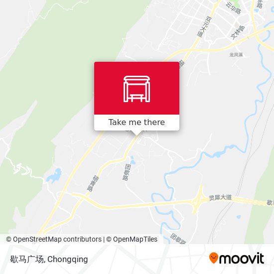 歇马广场 map