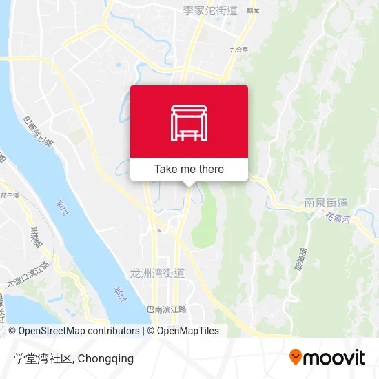 学堂湾社区 map
