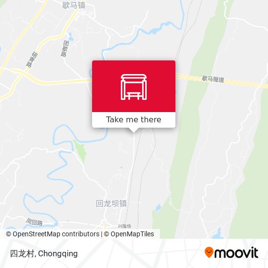 四龙村 map