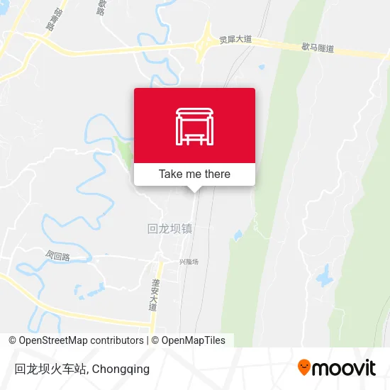 回龙坝火车站 map