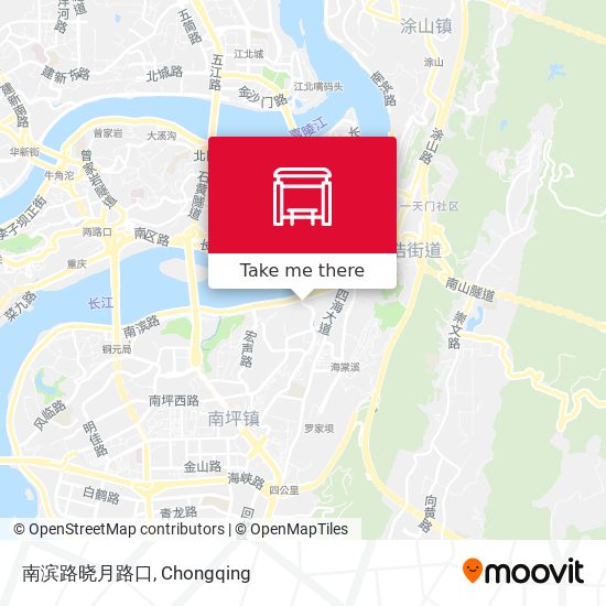 南滨路晓月路口 map