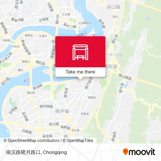 南滨路晓月路口 map