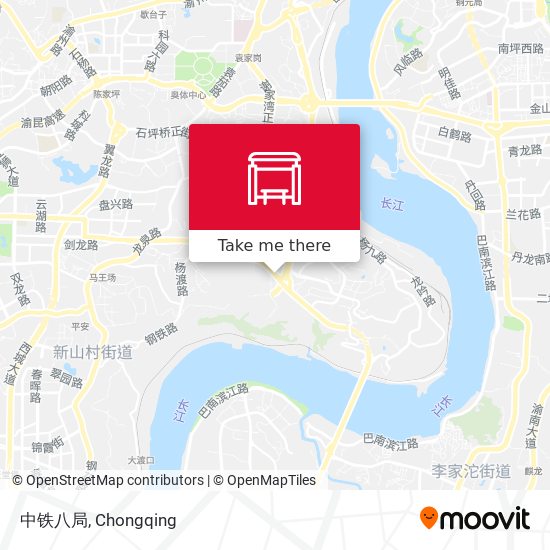 中铁八局 map