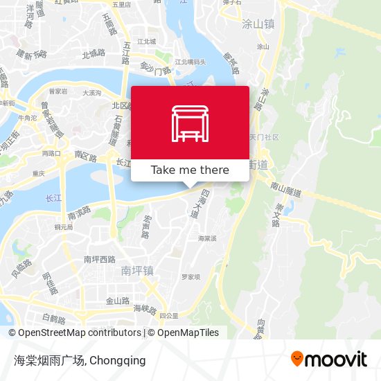 海棠烟雨广场 map