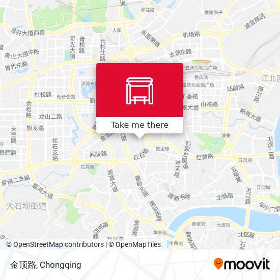 金顶路 map