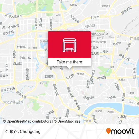 金顶路 map