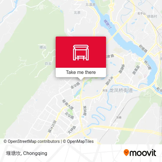 堰塘坎 map