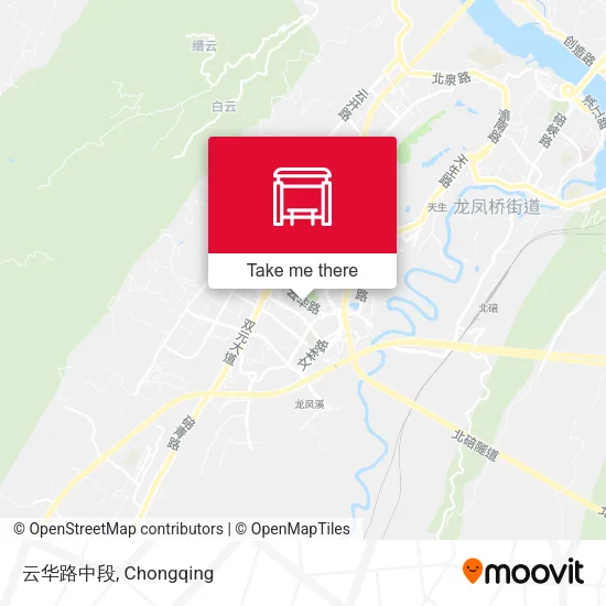 云华路中段 map