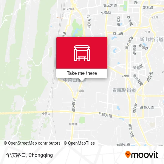 华庆路口 map