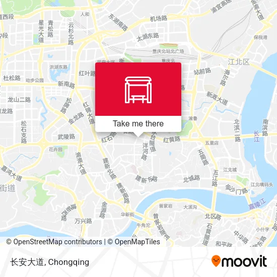 长安大道 map