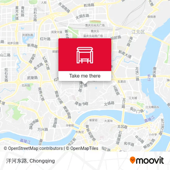 洋河东路 map