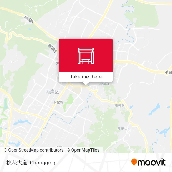 桃花大道 map